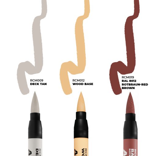 AK Pennarelli RCM104 Set 3 pezzi Real Color Marker - immagine 2