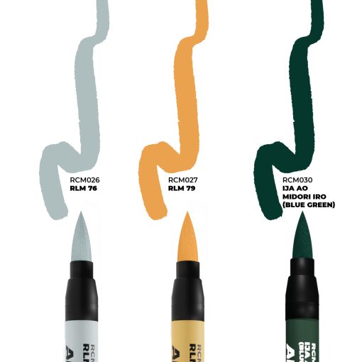 AK Pennarelli RCM111 Set 3 pezzi Real Color Marker - immagine 2