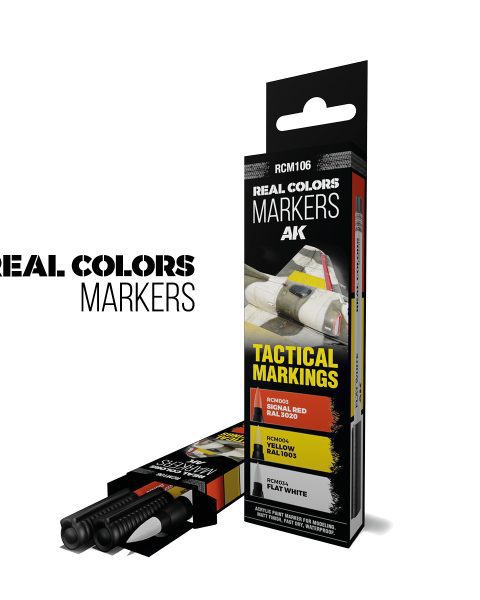 AK Pennarelli RCM106 Set 3 pezzi Real Color Marker