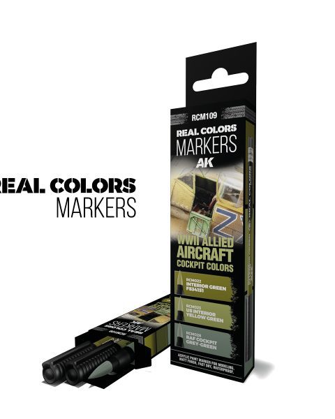 AK Pennarelli RCM109 Set 3 pezzi Real Color Marker