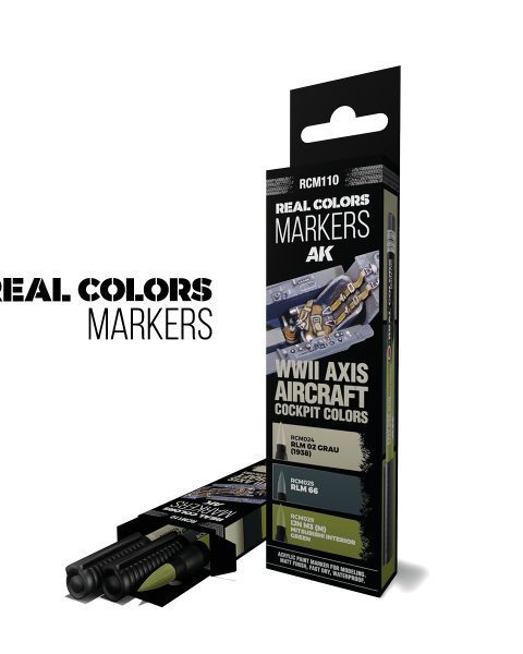 AK Pennarelli RCM110 Set 3 pezzi Real Color Marker