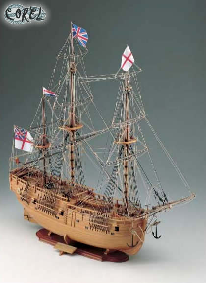 SM41 - ENDEAVOUR - Brigantino a palo inglese del 1768. scala 1:50 COREL