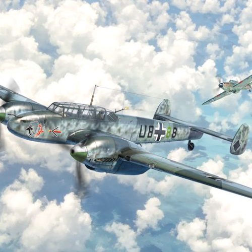 0049 Italeri – Scala 1 : 72 Bf 110 C Zerstorer in kit di montaggio