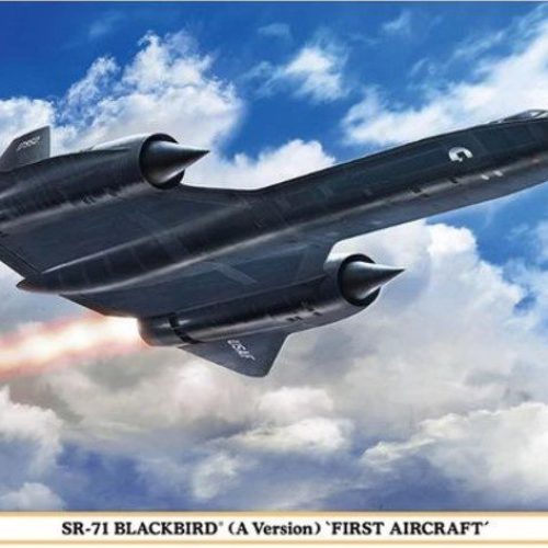 02464 – LOCKHEED MARTIN – SR-71 BLACKBIRD A VERSION FIRST AIRCRAFT AIRPLANE 1968 scala 1:72 Hasegawa + COLLA OMAGGIO