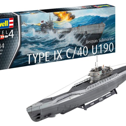05167 – Sommergibile tedesco Tipo IX C/40 U190  SCALA 1:144 REVELL