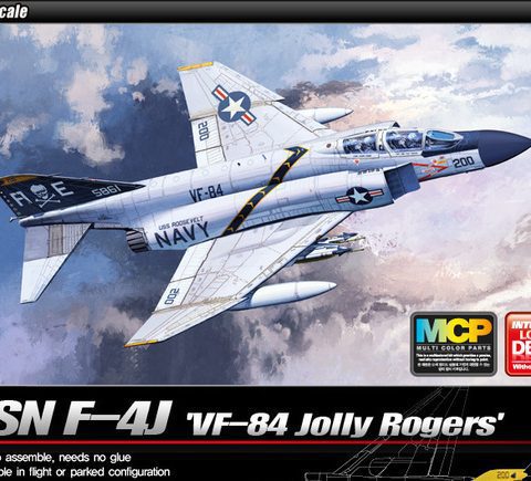 A12529 -USN F-4J 'VF-84 Jolly Rogers' scala 1:72 ACADEMY