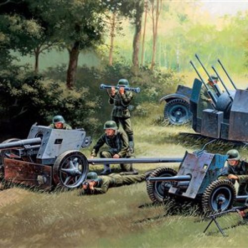 7026 – PAK35 – PAK40 – FLAK38 scala 1:72 ITALERI
