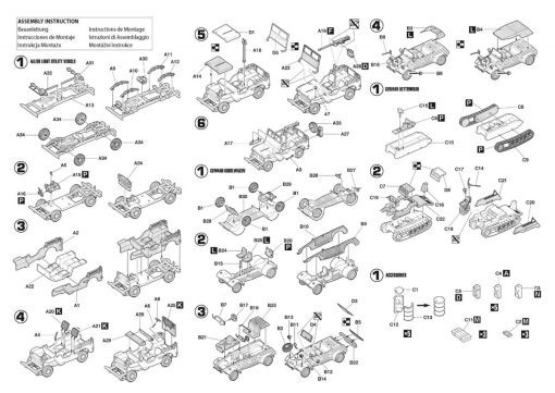 H72705 - WWII Light Military Vehicles Set scala 1:72 HOBBY 2000 - immagine 3