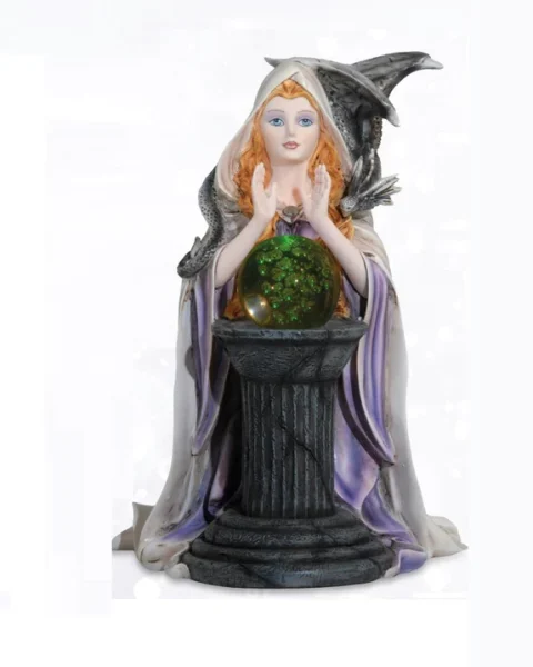 042-611 - Strega Jadis Led sfera in Cristallo Les Alpes