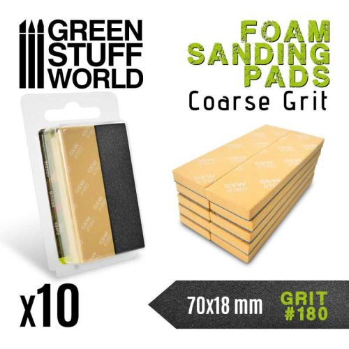 10768 – SPUGNA ABRASIVA EVA – Grana 180 – GREEN STUFF WORLD