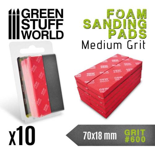 10771 – SPUGNA ABRASIVA EVA – Grana 600 – GREEN STUFF WORLD
