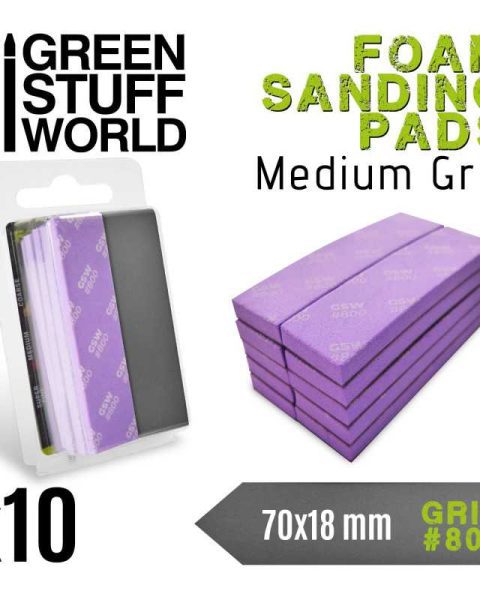 10772 - SPUGNA ABRASIVA EVA - Grana 800 - GREEN STUFF WORLD