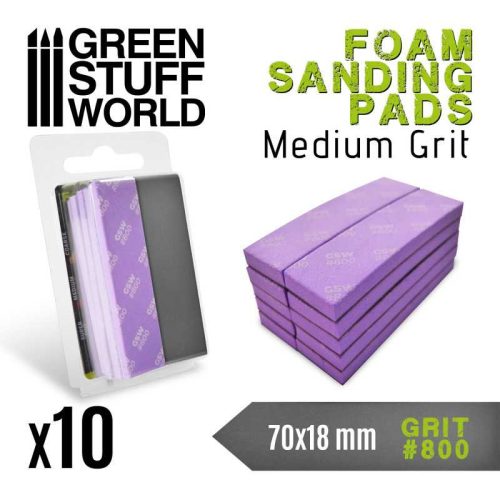 10772 – SPUGNA ABRASIVA EVA – Grana 800 – GREEN STUFF WORLD