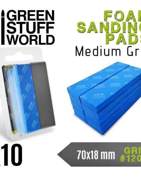 10773 - SPUGNA ABRASIVA EVA - Grana 1200 - GREEN STUFF WORLD