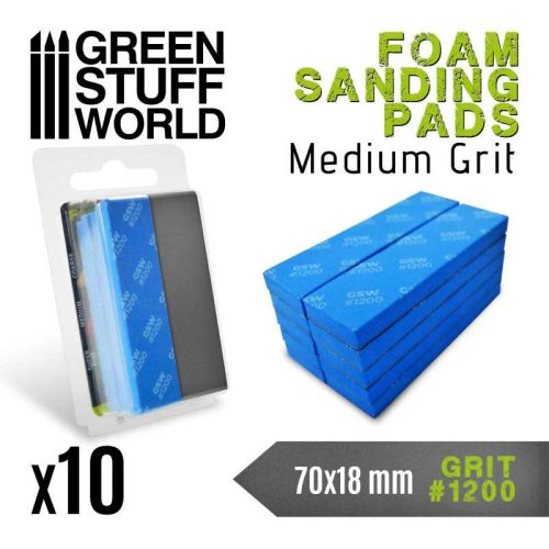 10773 – SPUGNA ABRASIVA EVA – Grana 1200 – GREEN STUFF WORLD
