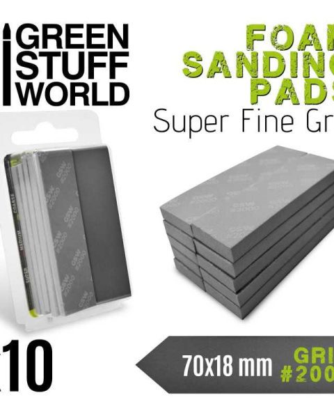10774 - SPUGNA ABRASIVA EVA - Grana 2000 - GREEN STUFF WORLD