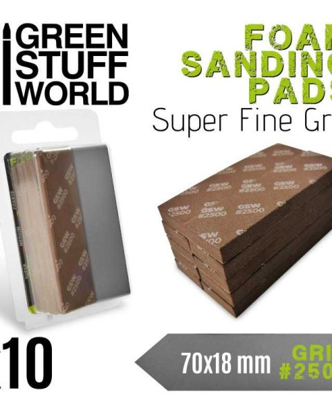 10775 - SPUGNA ABRASIVA EVA - Grana 2500 - GREEN STUFF WORLD