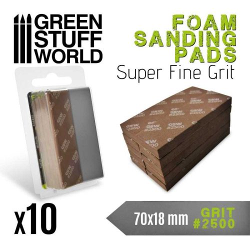10775 – SPUGNA ABRASIVA EVA – Grana 2500 – GREEN STUFF WORLD