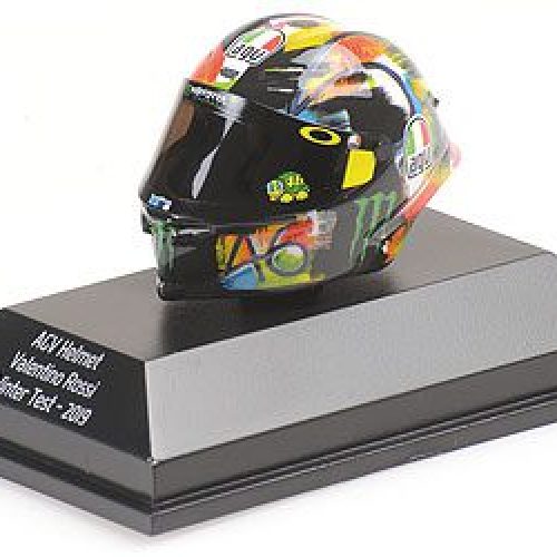 399190066 – CASCO AGV VALENTINO ROSSI WINTER TEST 2019 Scala 1:8 MINICHAMPS