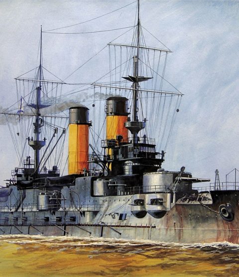 9027 Russian Battle Cruiser Borodino scala 1:350 ZVEZDA