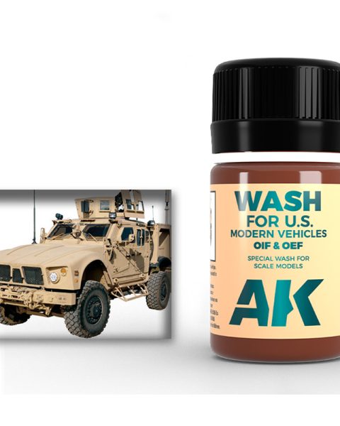 AK121 LAVAGGIO oif & oef – us vehicles  35ml AK INTERACTIVE