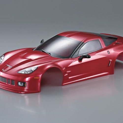 KB48016 – Corvette GT2 Karosserie Dunkelrot 190mm RTU  scala 1:10 – KILLERBODY