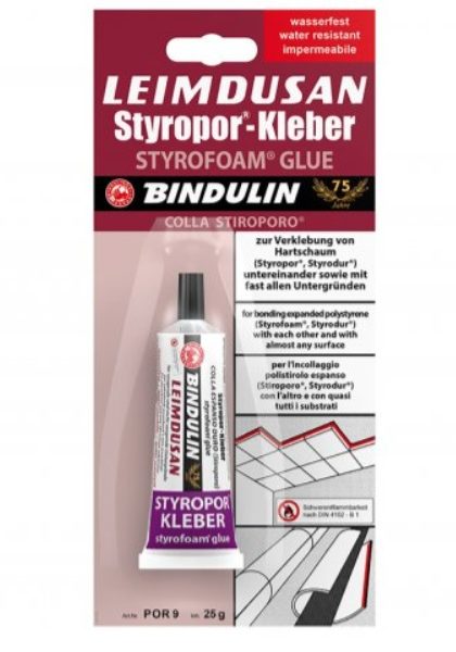 POR9 - Colla per polistirolo 25g - Bindulin