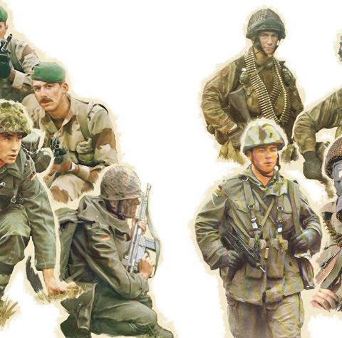 6191 - NATO TROOPS 1980s  scala 1:72 - ITALERI
