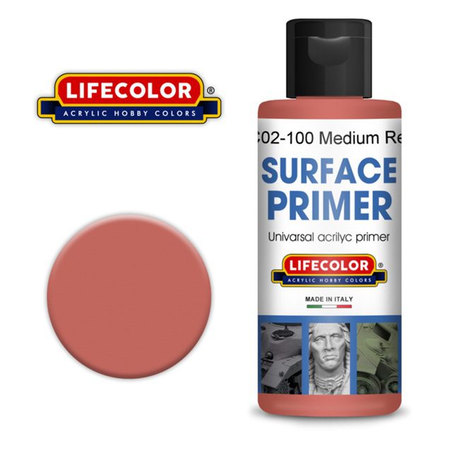 BC02-100 Primer Acrilico - Red - 100ml - Lifecolor