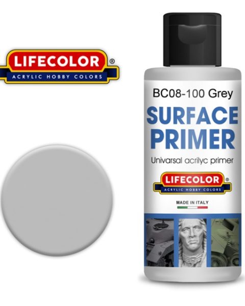 BC08-100 Primer Acrilico - Grey - 100ml - Lifecolor