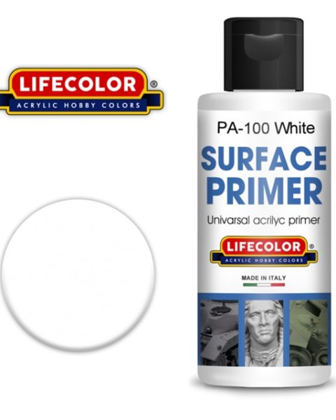 PA-100 Primer Acrilico - White - 100ml - Lifecolor