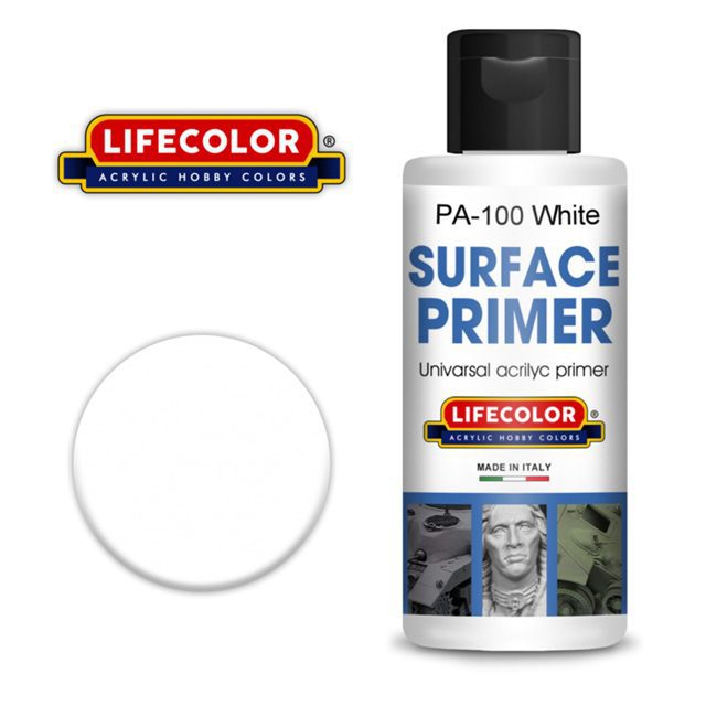 PA-100 Primer Acrilico - White - 100ml - Lifecolor
