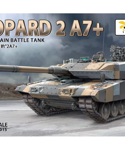 VS720015  - German Main Battle Tank Leopard 2 A7+ Metal barrel +Metal tow cable scala 1:72 VESPID MODELS