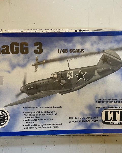 LDT9805 - LaGG 3 scala 1:48 LTD Models - Scatola di montaggio datata, FONDO DI MAGAZZINO