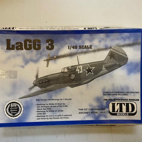 LDT9805 – LaGG 3 scala 1:48 LTD Models – Scatola di montaggio datata, FONDO DI MAGAZZINO