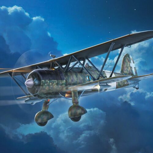 1485 – FIAT CR.42 CN “Falco” Night Fighter  Scala 1 : 72 ITALERI