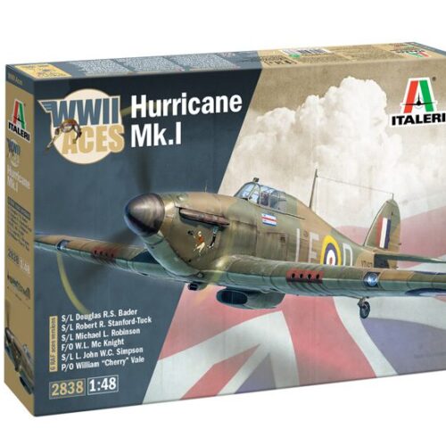 2838 – Hurricane Mk.l aces  Scala 1 : 48 ITALERI + COLLA OMAGGIO