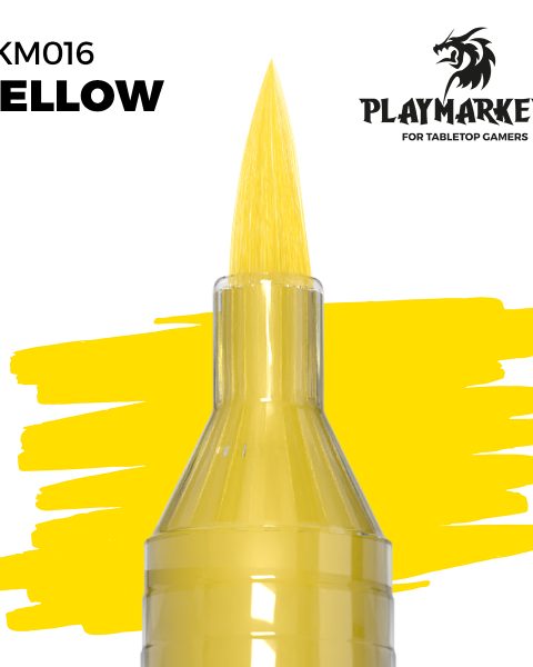 AKM016 - PlayMarkers - YELLOW - Pennarello di vernice iper-pigmentato. Perfetta per tutto il modellismo. AK INTERACTIVE