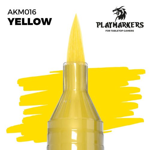 AKM016 – PlayMarkers – YELLOW – Pennarello di vernice iper-pigmentato. Perfetta per tutto il modellismo. AK INTERACTIVE