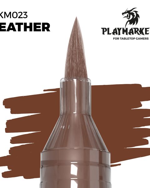 AKM023 - PlayMarkers - LEATHER - Pennarello di vernice iper-pigmentato. Perfetta per tutto il modellismo. AK INTERACTIVE