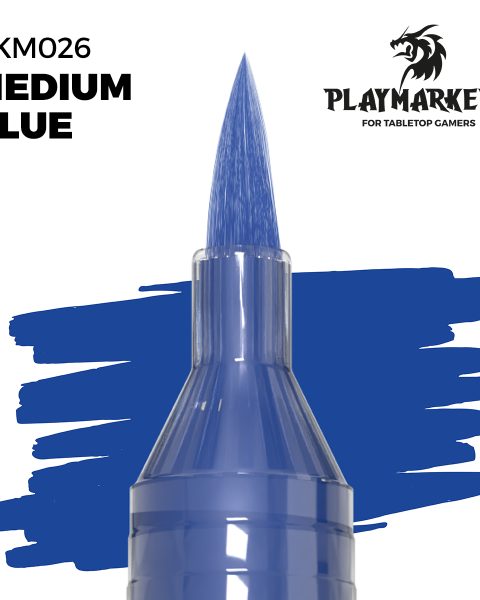 AKM026 - PlayMarkers - MEDIUM BLUE - Pennarello di vernice iper-pigmentato. Perfetta per tutto il modellismo. AK INTERACTIVE