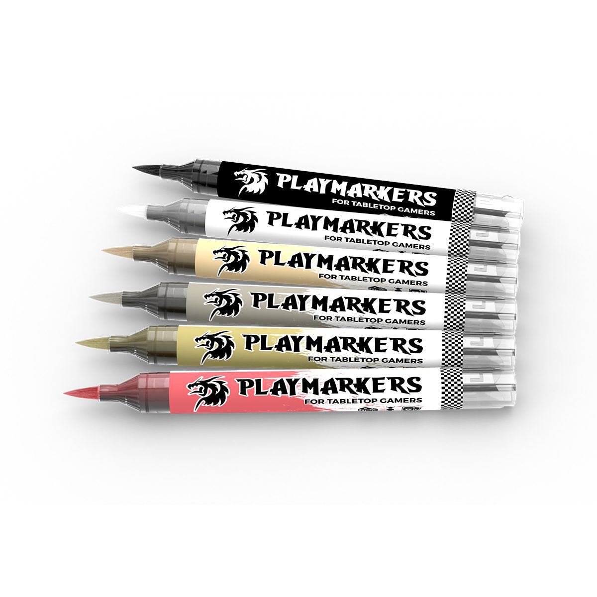 AKM102 - PLAYMARKER SET - SKELETONS & ZOMBIES - Pennarelli di vernice iper-pigmentato. Perfetti per tutto il modellismo. AK INTERACTIVE