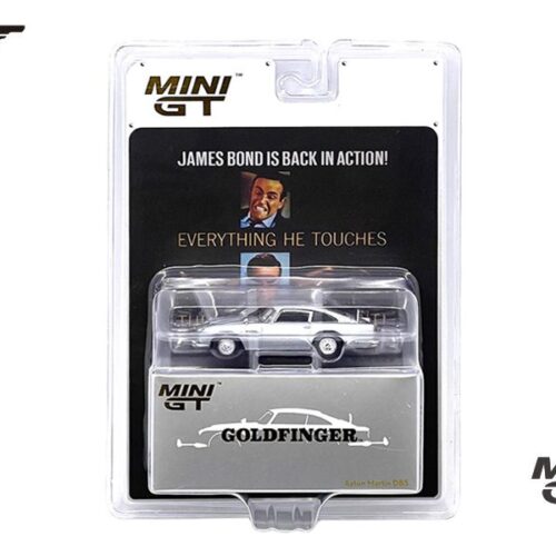 MGT00900-007E – ASTON MARTIN DB5 007 JAMES BOND GOLDFINGER 1965 scala 1:64 ENGLISH VERSION MINI-GT