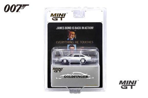 MGT00900-007E - ASTON MARTIN DB5 007 JAMES BOND GOLDFINGER 1965 scala 1:64 ENGLISH VERSION MINI-GT
