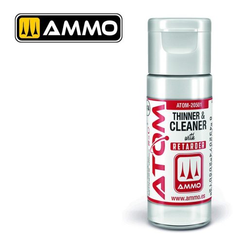 Ammo Mig 20501 ATOM Thinner and Cleaner with Retarder – 20ml