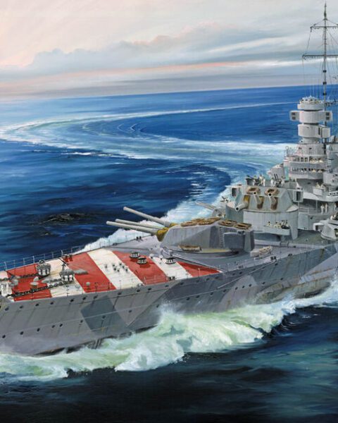 05777 - Italian Navy Battleship RN Roma (1943) scala 1:700 Trumpeter