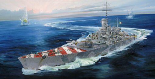 05777 - Italian Navy Battleship RN Roma (1943) scala 1:700 Trumpeter