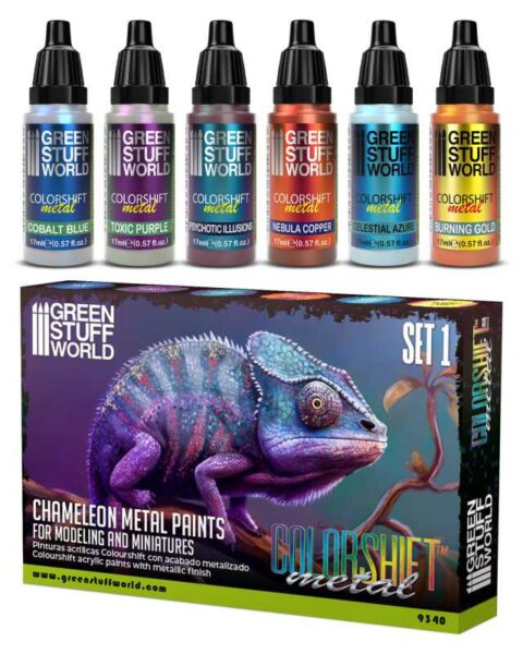 GSW9340 - SET Colori Camaleonte - Set 1 - GREEN STUFF WORLD