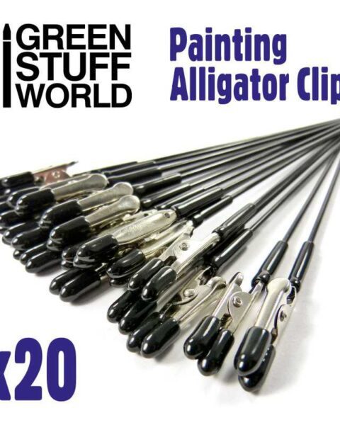 GSW10463 - Pinze a coccodrillo x20 - GREEN STUFF WORLD