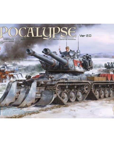 BC003 - Apocalypse Tank VER 2.0 (kit pre-colorato con assemblaggio ad incastro. Non servono colla e colori.) scala 1:35 BORDER MODEL